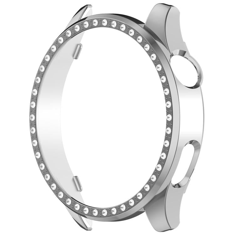 For Xiaomi Watch S5 46mm Single Row Diamond Half Coverage Hollow PC Watch Protective Case