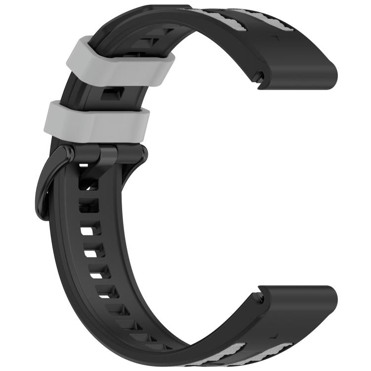 For Garmin 26mm Quick Release Two Color Silicone Watch Band