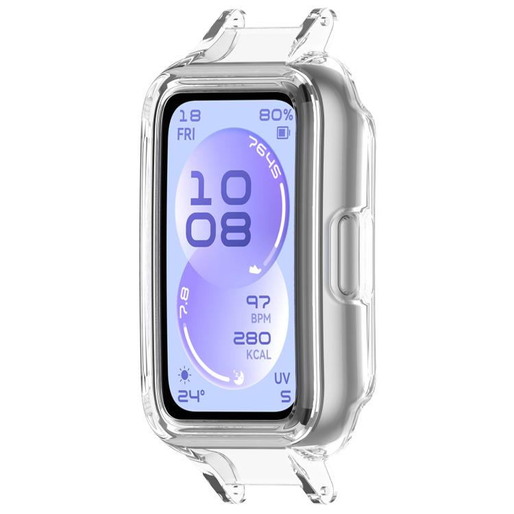 For Huawei Band 11 / 11 NFC Spring Bar Design 12mm Half Coverage Hollow PC Watch Protective Case