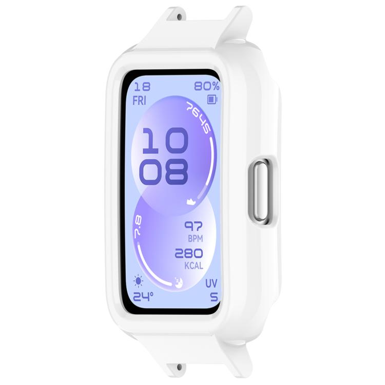 For Huawei Band 11 / 11 NFC Spring Bar Design 12mm Half Coverage Hollow PC Watch Protective Case