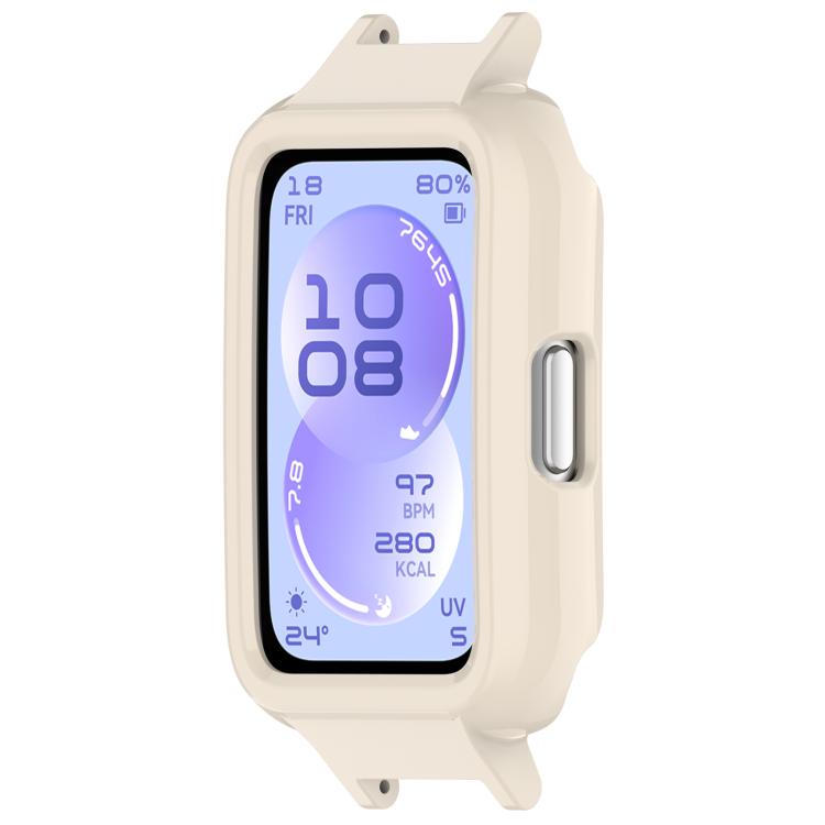 For Huawei Band 11 / 11 NFC Spring Bar Design 12mm Half Coverage Hollow PC Watch Protective Case