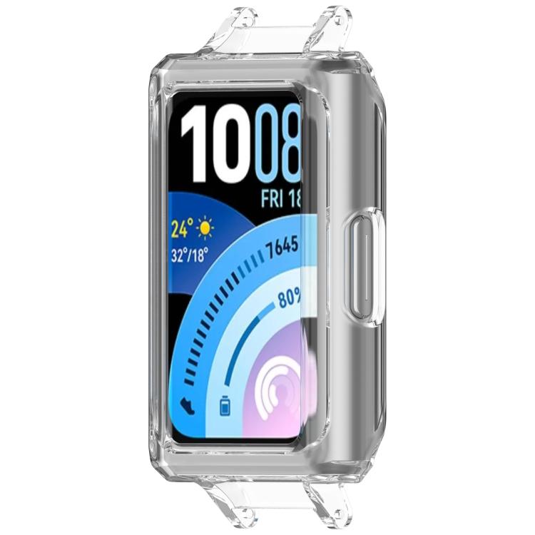 For Huawei Band 11 Pro / 11 Pro NFC Spring Bar Design 12mm Half Coverage Hollow PC Watch Protective Case