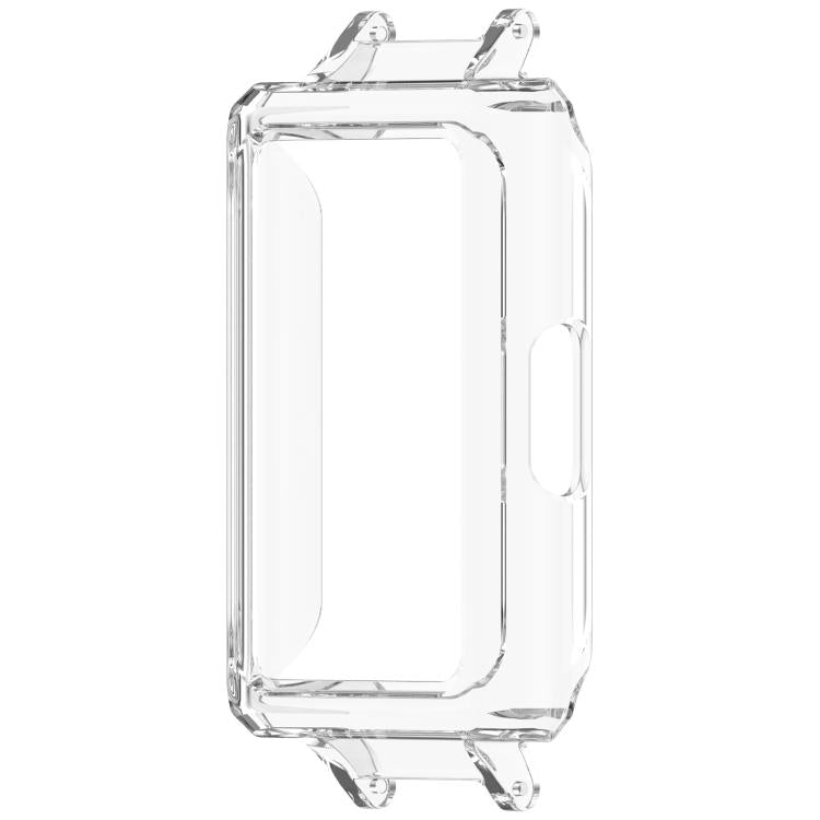 For Huawei Band 11 Pro / 11 Pro NFC Spring Bar Design 12mm Half Coverage Hollow PC Watch Protective Case
