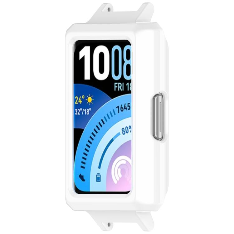 For Huawei Band 11 Pro / 11 Pro NFC Spring Bar Design 12mm Half Coverage Hollow PC Watch Protective Case