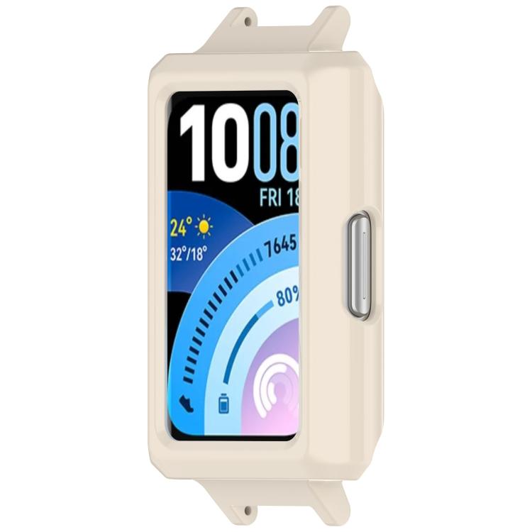 For Huawei Band 11 Pro / 11 Pro NFC Spring Bar Design 12mm Half Coverage Hollow PC Watch Protective Case