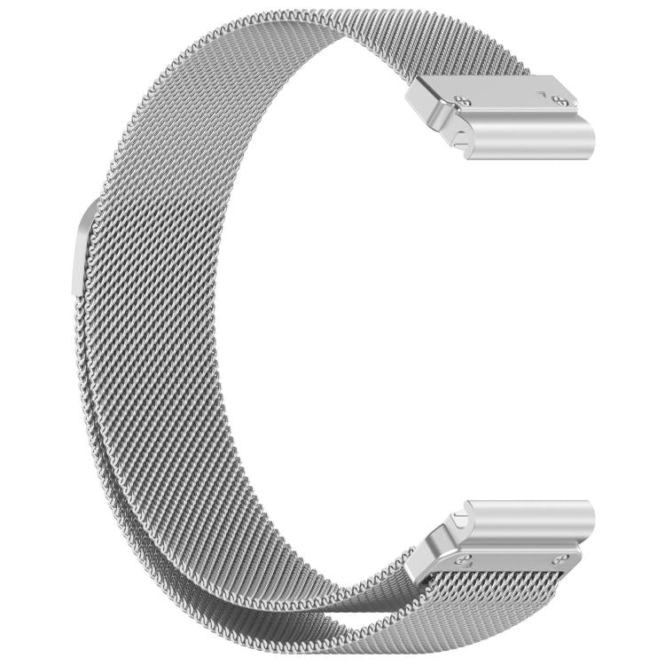 For Garmin 26mm Integrated Tactix Milanese Magnetic Stainless Steel Watch Band