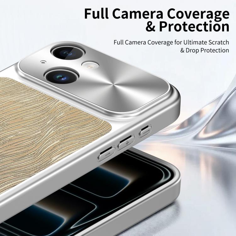 For iPhone 13 Flowing Water Ripple Magnetic Shockproof Phone Case