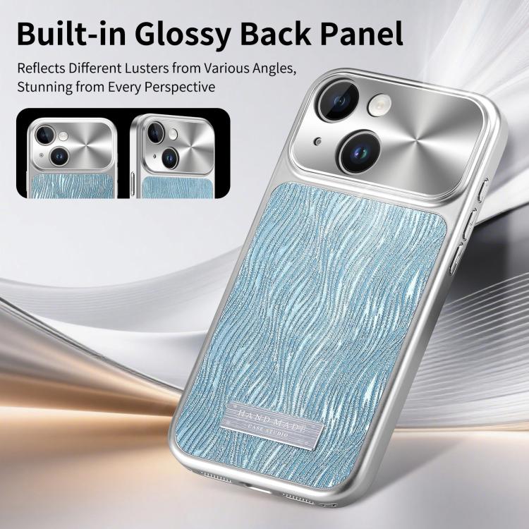 For iPhone 13 Flowing Water Ripple Magnetic Shockproof Phone Case