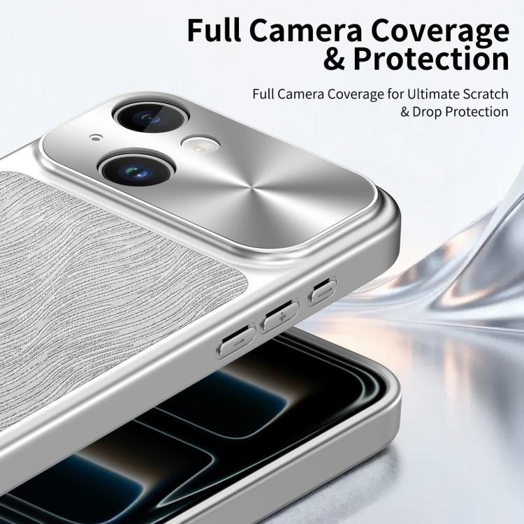 For iPhone 13 Flowing Water Ripple Magnetic Shockproof Phone Case