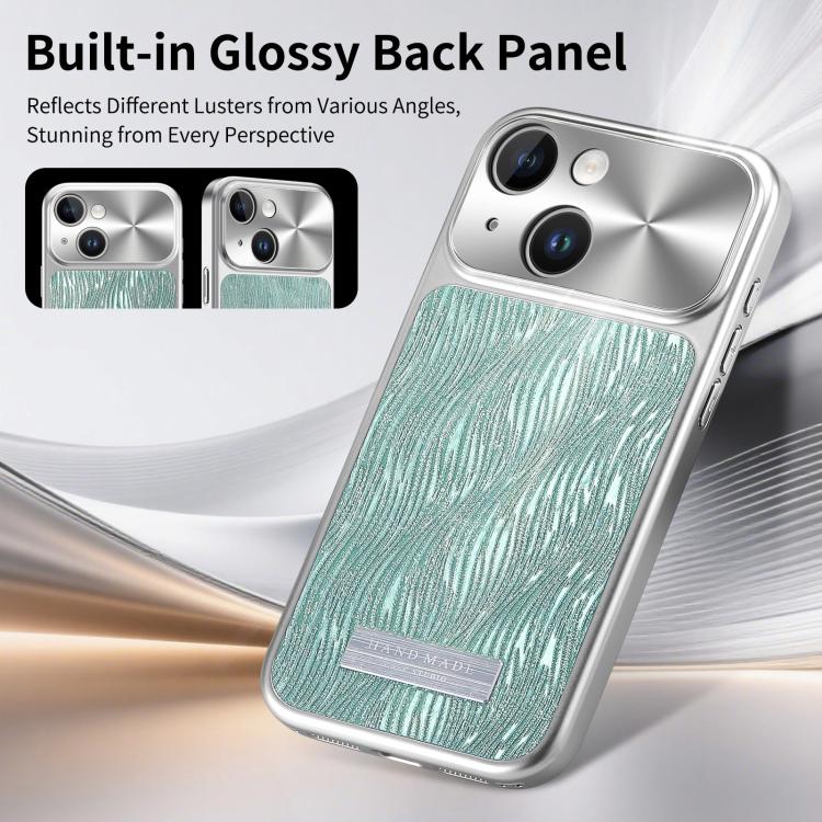 For iPhone 14 Flowing Water Ripple Magnetic Shockproof Phone Case