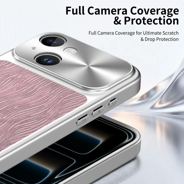 For iPhone 14 Flowing Water Ripple Magnetic Shockproof Phone Case