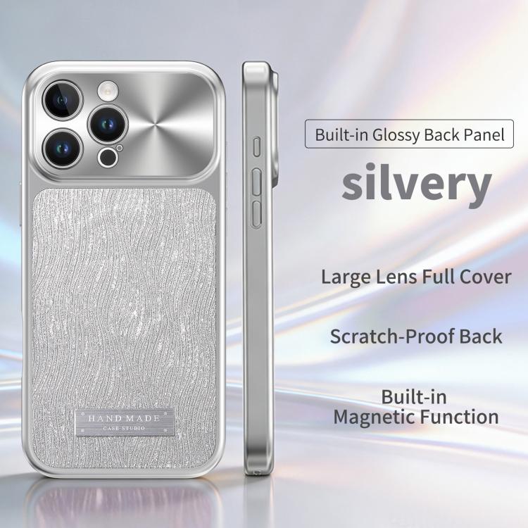For iPhone 13 Pro Flowing Water Ripple Magnetic Shockproof Phone Case