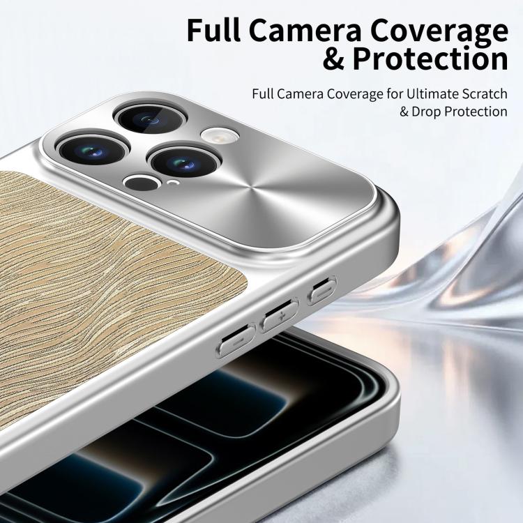 For iPhone 13 Pro Max Flowing Water Ripple Magnetic Shockproof Phone Case
