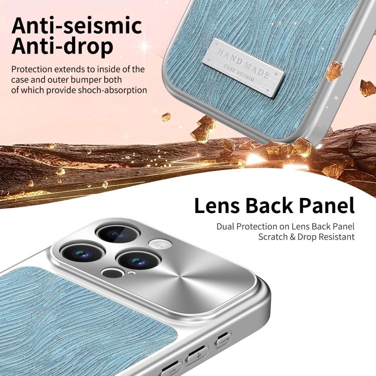 For iPhone 13 Pro Max Flowing Water Ripple Magnetic Shockproof Phone Case