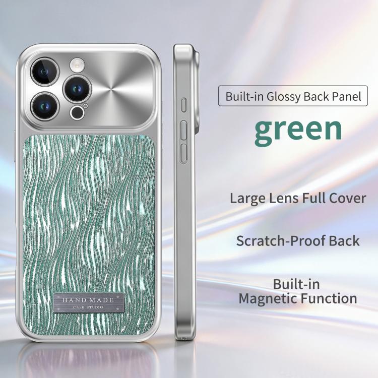 For iPhone 14 Pro Max Flowing Water Ripple Magnetic Shockproof Phone Case