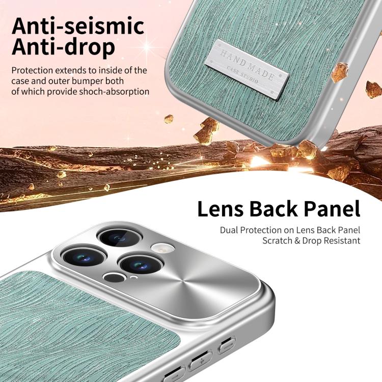 For iPhone 14 Pro Max Flowing Water Ripple Magnetic Shockproof Phone Case