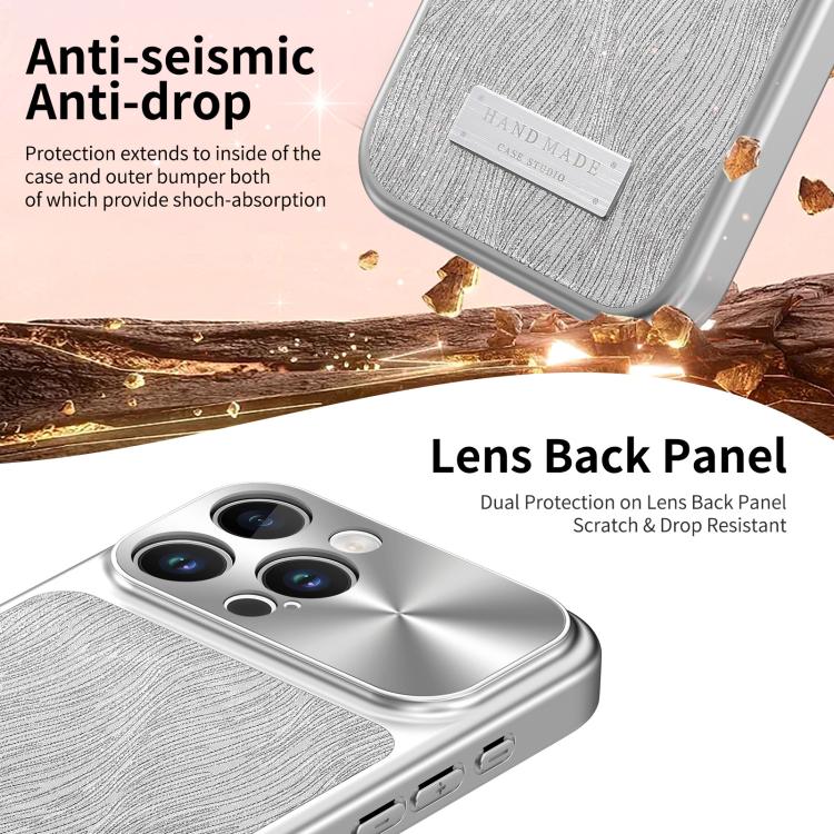 For iPhone 14 Pro Max Flowing Water Ripple Magnetic Shockproof Phone Case