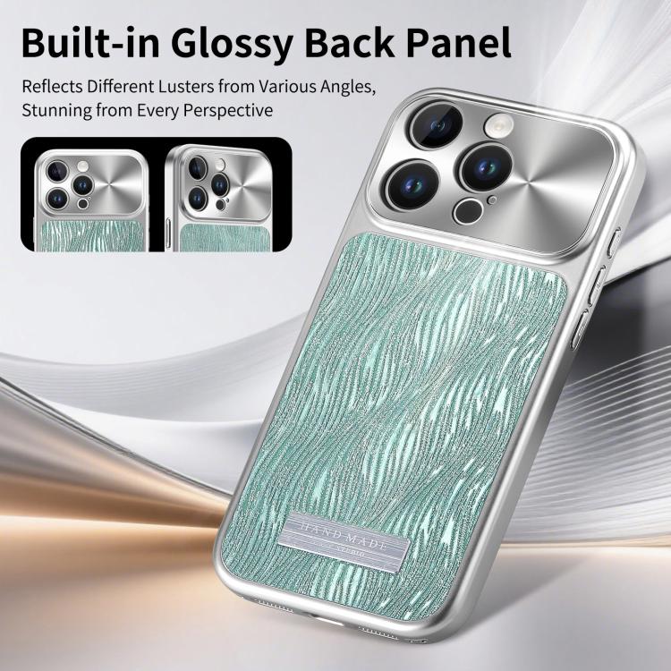 For iPhone 15 Pro Max Flowing Water Ripple Magnetic Shockproof Phone Case
