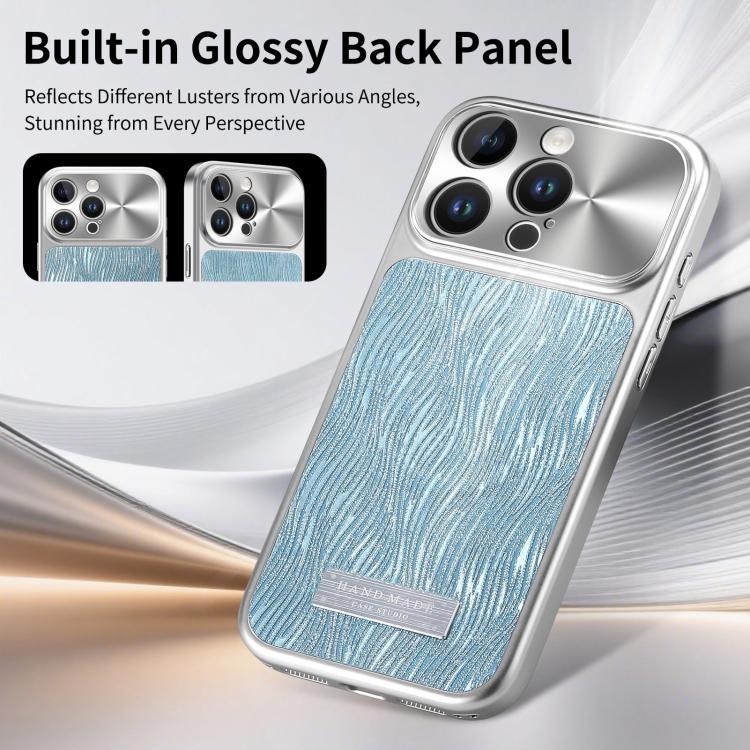 For iPhone 15 Pro Max Flowing Water Ripple Magnetic Shockproof Phone Case
