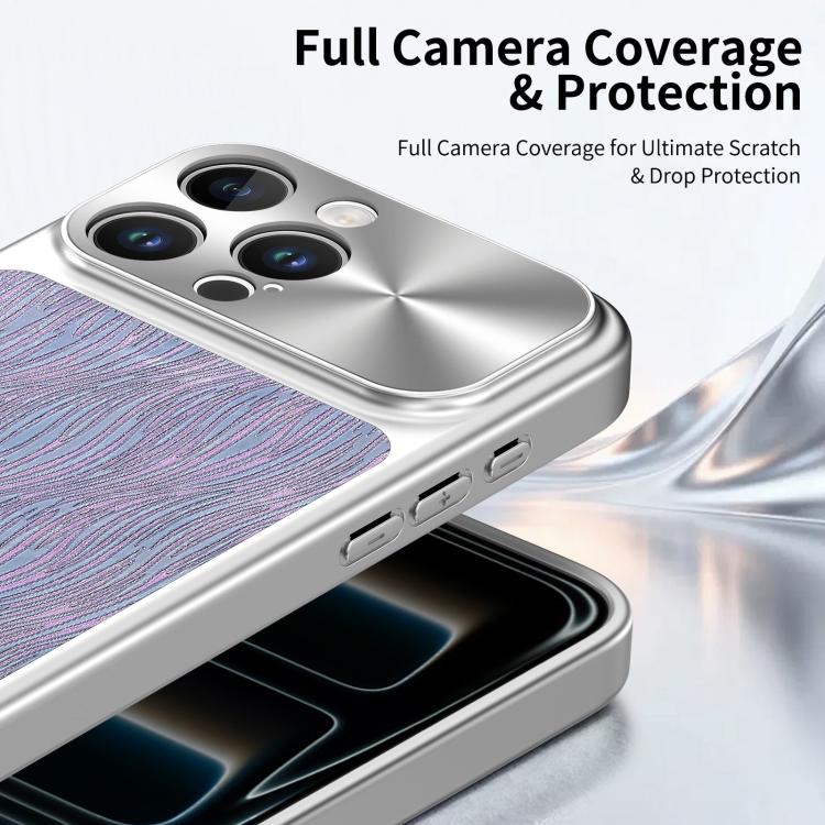 For iPhone 15 Pro Max Flowing Water Ripple Magnetic Shockproof Phone Case