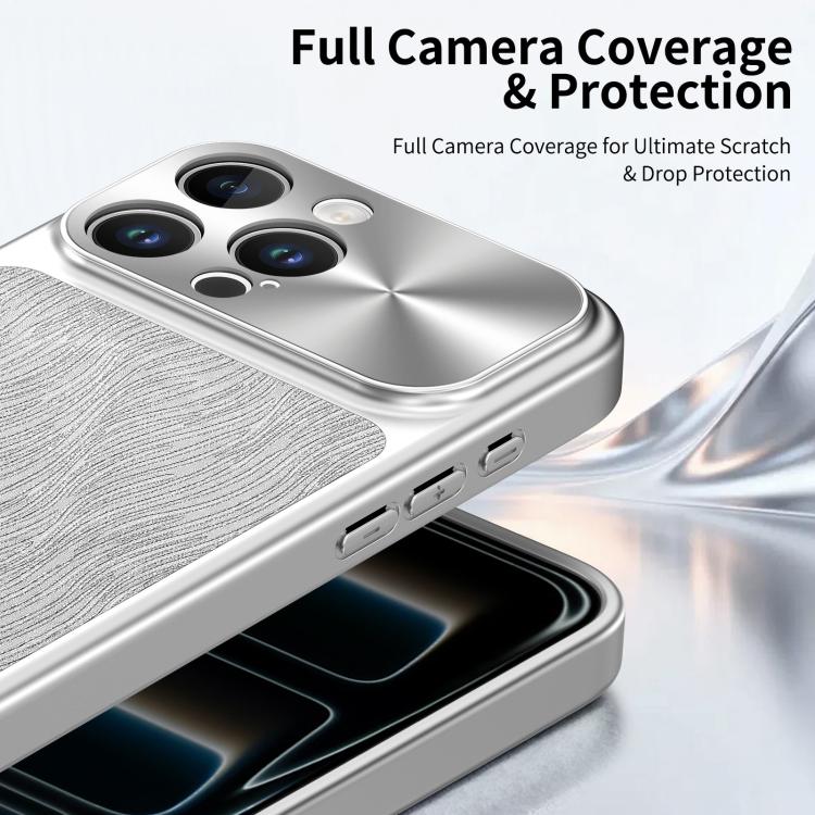 For iPhone 16 Pro Max Flowing Water Ripple Magnetic Shockproof Phone Case