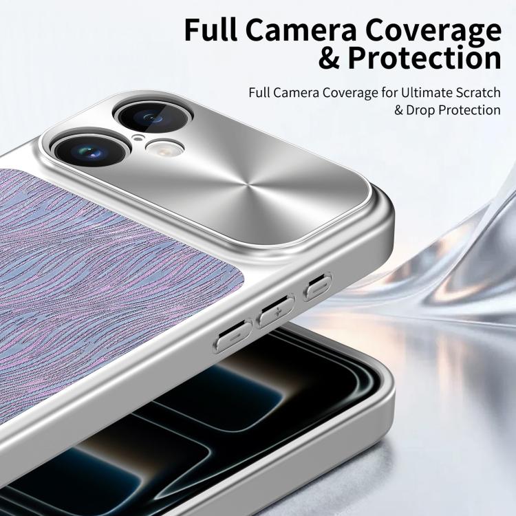 For iPhone 16 Flowing Water Ripple Magnetic Shockproof Phone Case