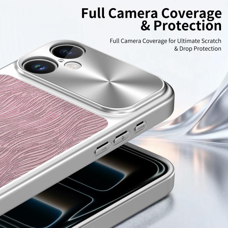 For iPhone 17 Flowing Water Ripple Magnetic Shockproof Phone Case