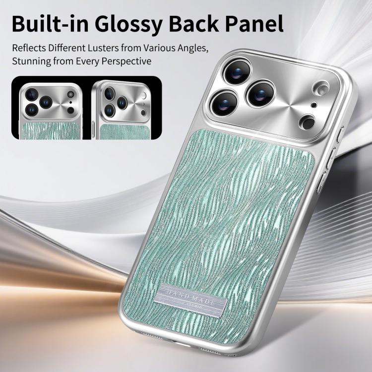 For iPhone 17 Pro Flowing Water Ripple Magnetic Shockproof Phone Case