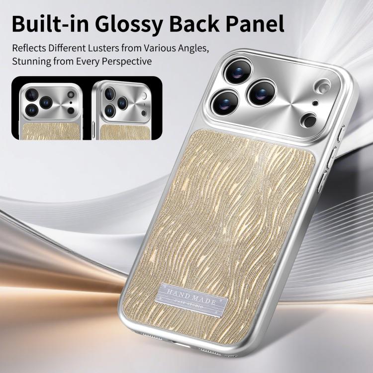For iPhone 17 Pro Max Flowing Water Ripple Magnetic Shockproof Phone Case