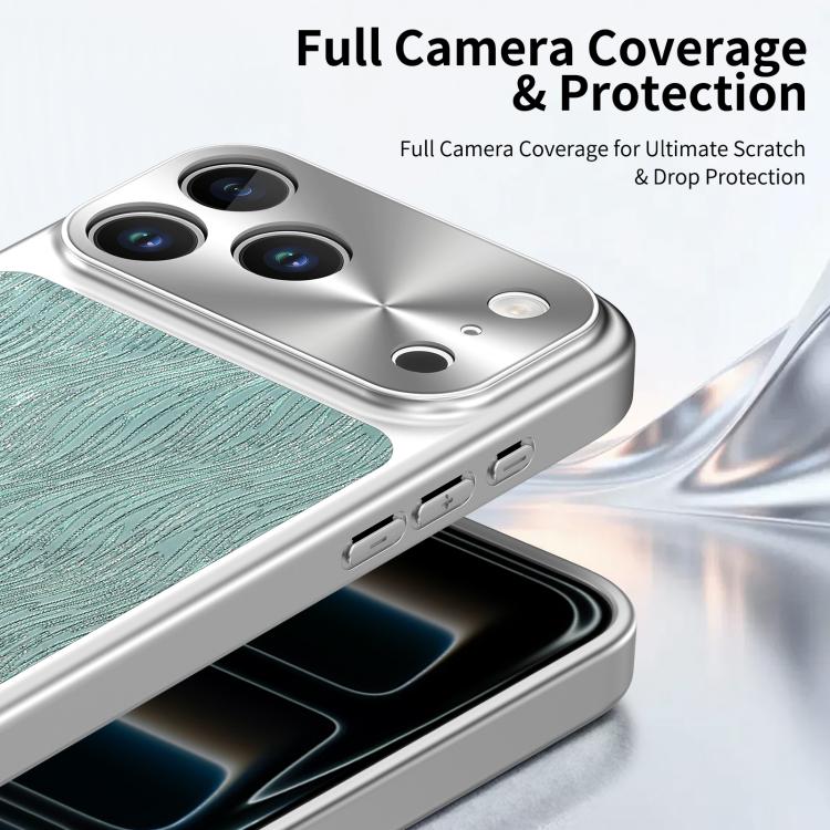 For iPhone 17 Pro Max Flowing Water Ripple Magnetic Shockproof Phone Case