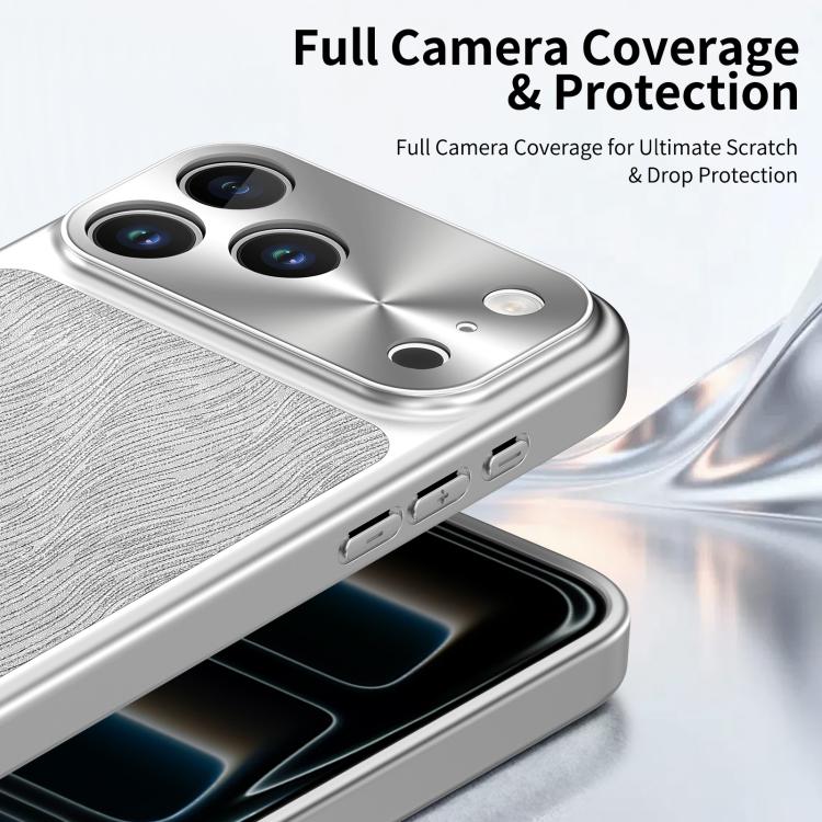For iPhone 17 Pro Max Flowing Water Ripple Magnetic Shockproof Phone Case