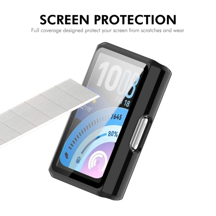 For Huawei Band 11 Pro ENKAY Hat-Prince Full Coverage Tempered Glass Film Integrated PC Watch Case