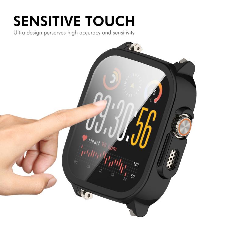 For Realme Watch 5 ENKAY Hat-Prince Full Coverage Tempered Glass Film Integrated PC Watch Case