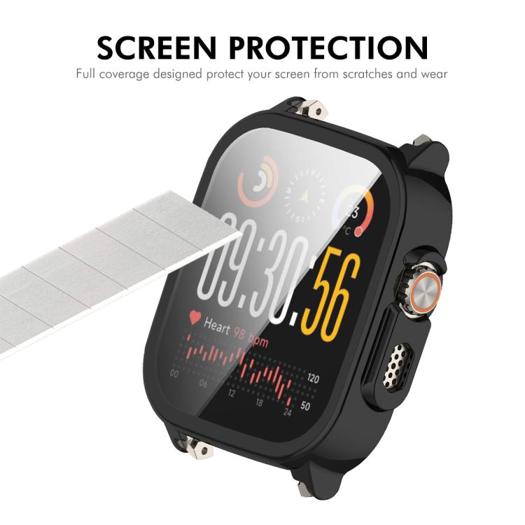 For Realme Watch 5 ENKAY Hat-Prince Full Coverage Tempered Glass Film Integrated PC Watch Case