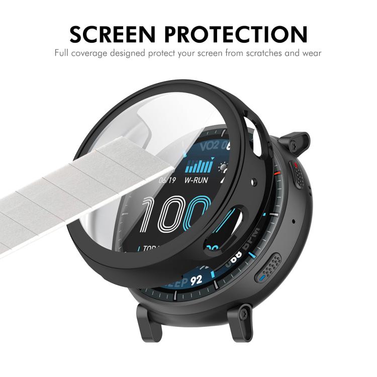 For Amazfit Active Max ENKAY Hat-Prince Full Coverage Electroplated TPU Watch Case with Screen Protection