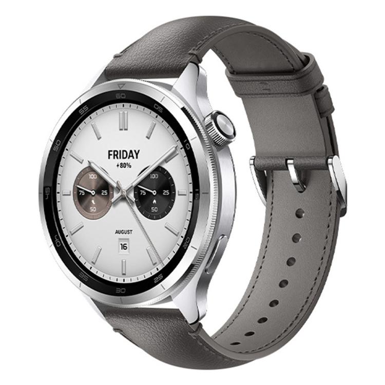 For Xiaomi Watch S4 Pin Buckle Vegan Leather Watch Band