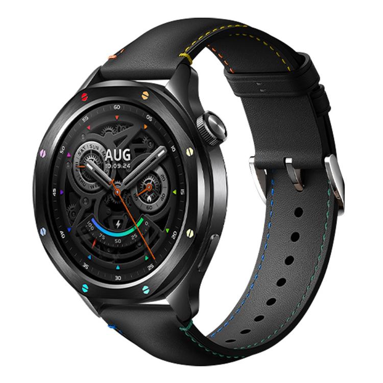 For Xiaomi Watch S4 Pin Buckle Vegan Leather Watch Band