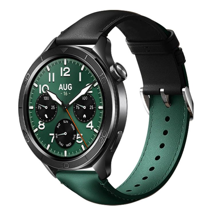 For Xiaomi Watch S4 Pin Buckle Vegan Leather Watch Band