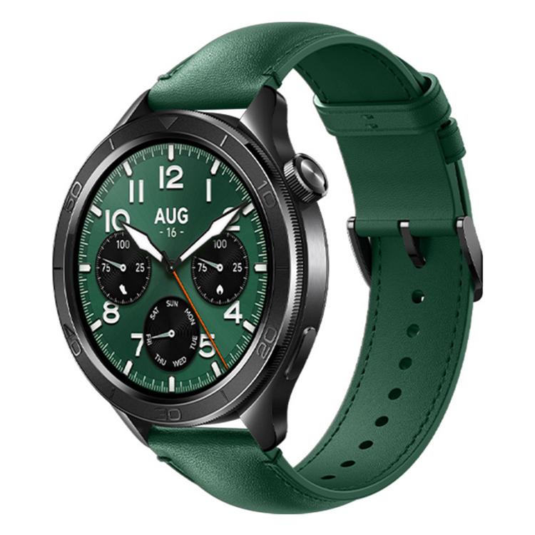 For Xiaomi Watch S4 Pin Buckle Vegan Leather Watch Band