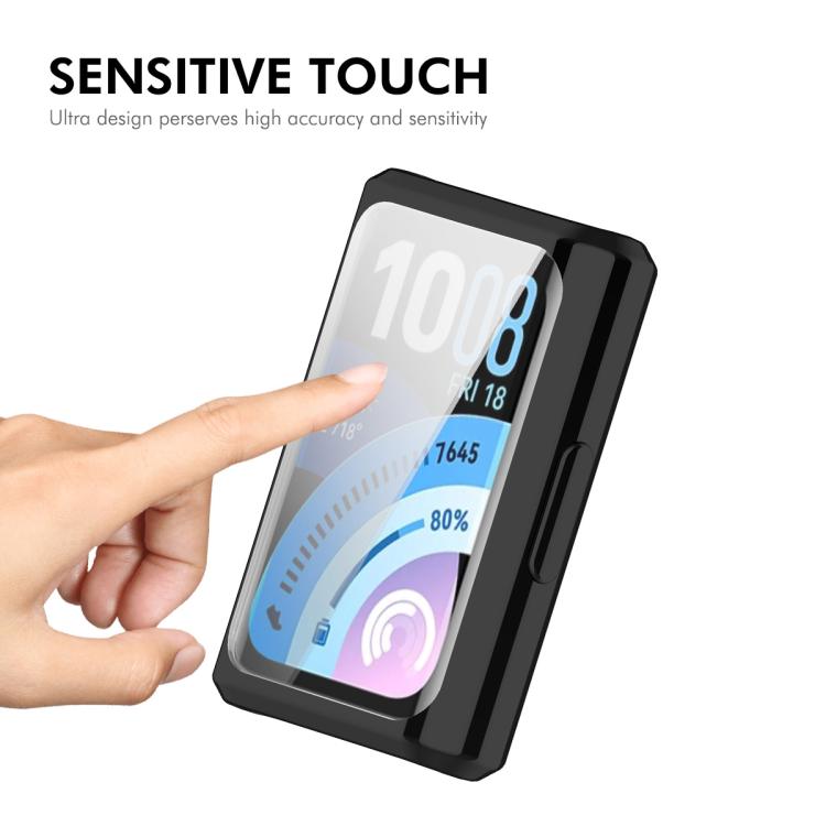 For Huawei Band 11 Pro ENKAY Hat-Prince Full Coverage Electroplated TPU Watch Case with Screen Protection