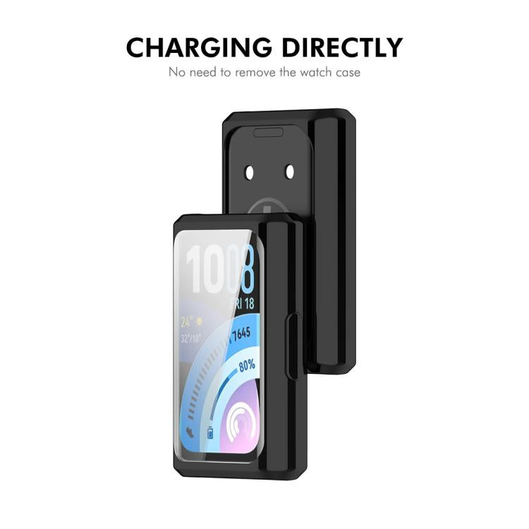 For Huawei Band 11 Pro ENKAY Hat-Prince Full Coverage Electroplated TPU Watch Case with Screen Protection