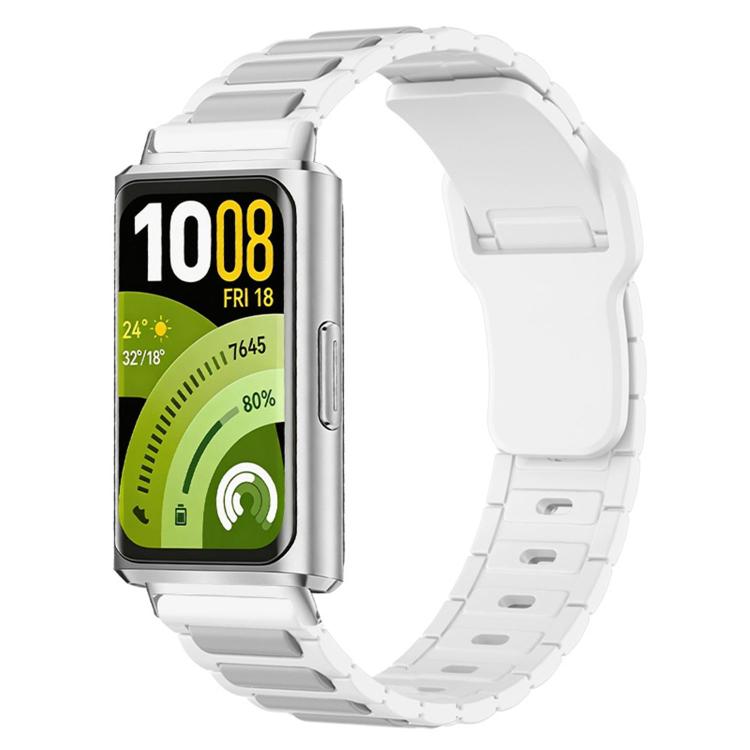 For Huawei Band 11 / Band 11 Pro I-Shape Texture Reverse Buckle Silicone Watch Band