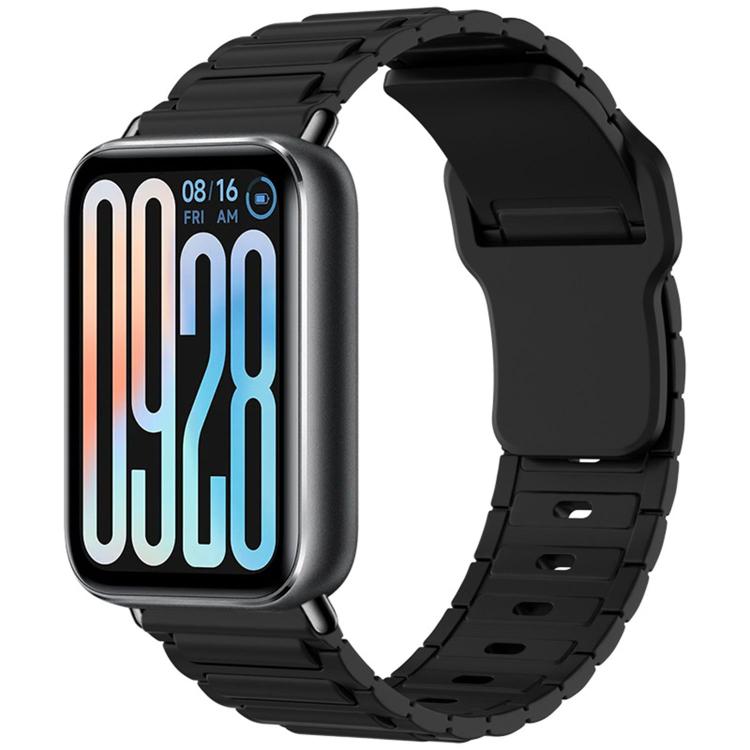 For Xiaomi Band  10 Pro / Redmi Watch 6 / 5 I-Shape Texture Reverse Buckle Silicone Watch Band