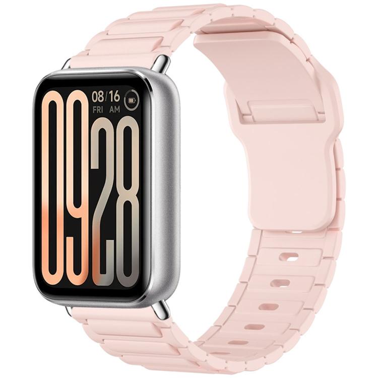 For Xiaomi Band  10 Pro / Redmi Watch 6 / 5 I-Shape Texture Reverse Buckle Silicone Watch Band
