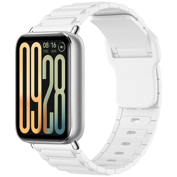 For Xiaomi Band  10 Pro / Redmi Watch 6 / 5 I-Shape Texture Reverse Buckle Silicone Watch Band