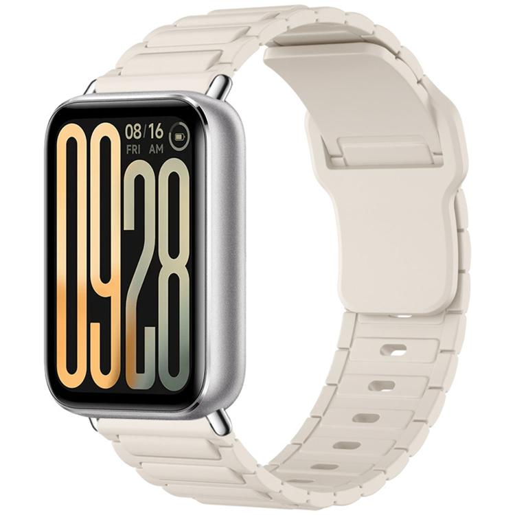 For Xiaomi Band  10 Pro / Redmi Watch 6 / 5 I-Shape Texture Reverse Buckle Silicone Watch Band