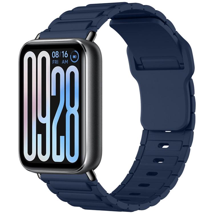 For Xiaomi Band  10 Pro / Redmi Watch 6 / 5 I-Shape Texture Reverse Buckle Silicone Watch Band