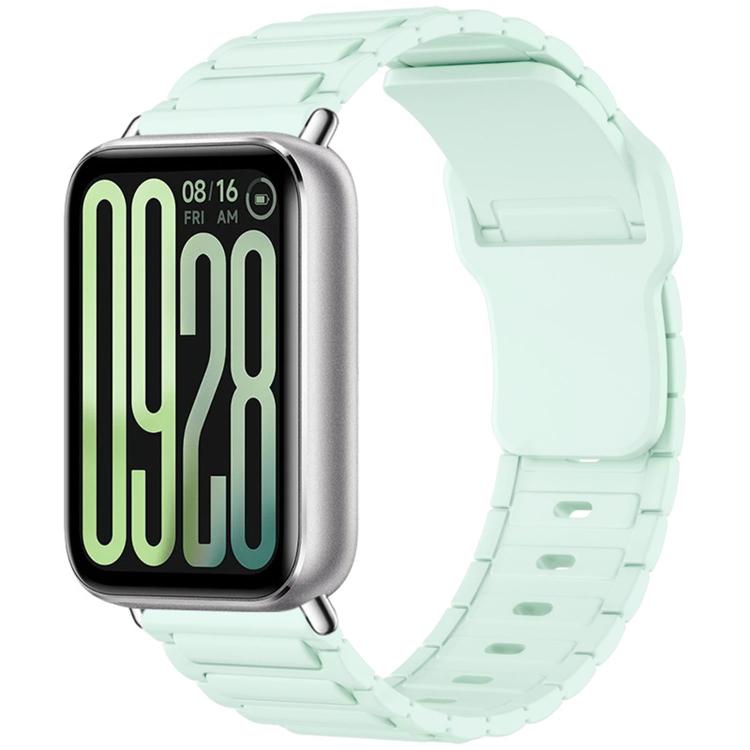 For Xiaomi Band  10 Pro / Redmi Watch 6 / 5 I-Shape Texture Reverse Buckle Silicone Watch Band