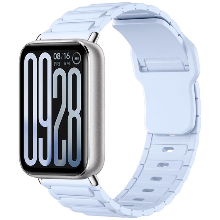 For Xiaomi Band  10 Pro / Redmi Watch 6 / 5 I-Shape Texture Reverse Buckle Silicone Watch Band