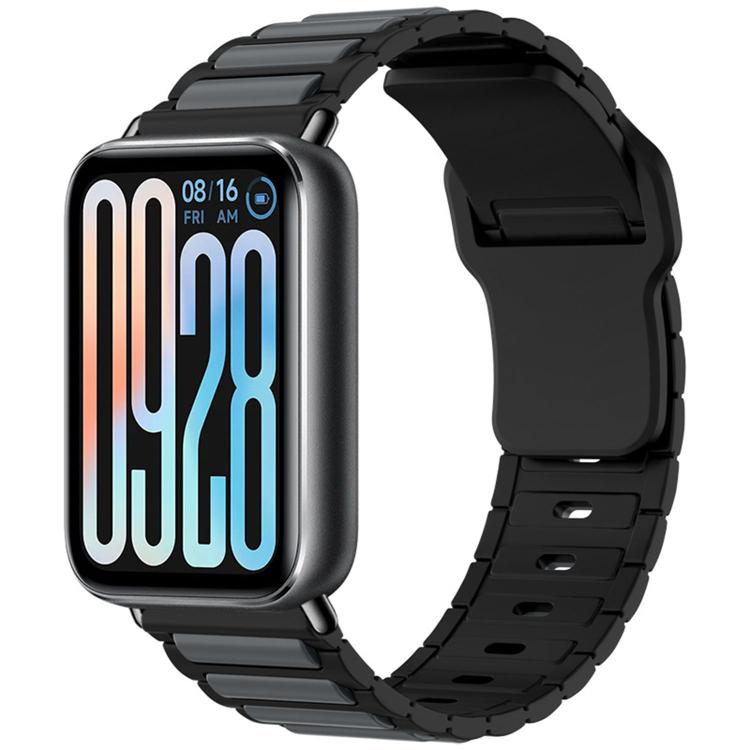 For Xiaomi Band  10 Pro / Redmi Watch 6 / 5 I-Shape Texture Reverse Buckle Silicone Watch Band